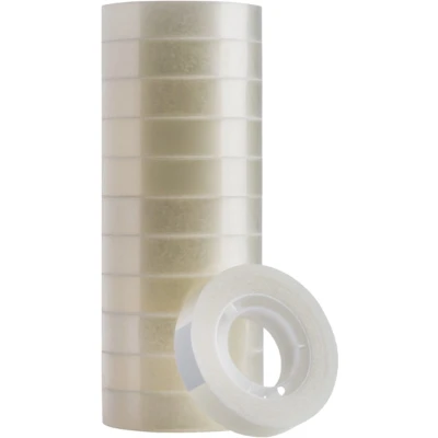 Afbeelding van Plakband Quantore 12mmx33m transparant Omdoos a 12 stuk stuks