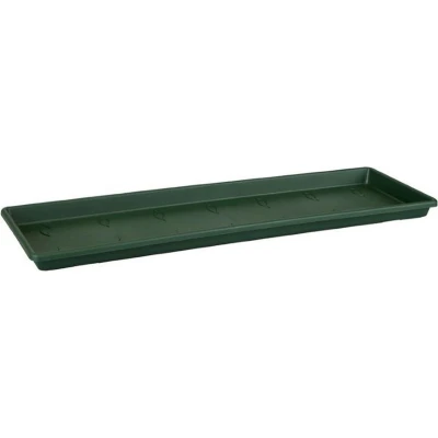 Afbeelding van 5 stuks elho Green basics balkonbak schotel 80cm blad groen
