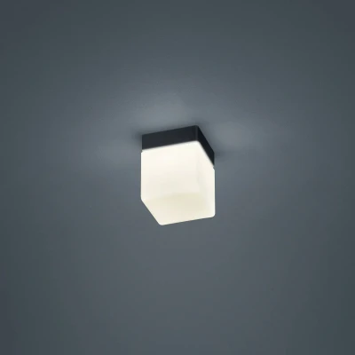Afbeelding van Helestra Keto LED plafondlamp, kubus, zwart