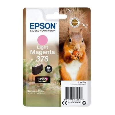 Afbeelding van Epson 378 (C13T37864010) Inktcartridge Licht magenta