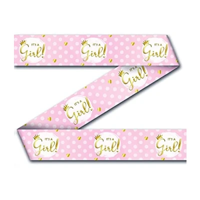 Afbeelding van Afzetlint It&#039;s a girl! 12 meter