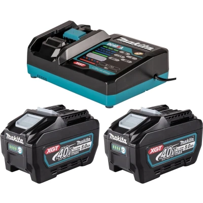 Afbeelding van Makita Accu Starterset XGT DC40RA 2x BL4050F 1911V6 0