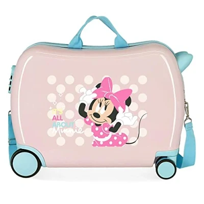 Afbeelding van Disney Minnie Mouse meisjes kinderkoffer rite on ABS twister