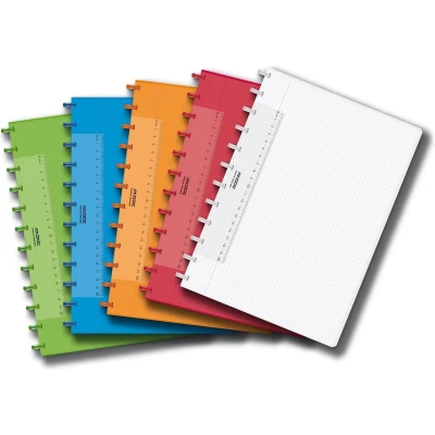Afbeelding van Schrift Adoc A4 ruit 5x5mm 144blz 90gr PP assorti