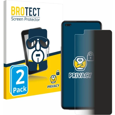Afbeelding van BROTECT privacy screenprotector voor OnePlus Nord Folie Beschermfolie Blauwlichtfilter (2 Stuks)