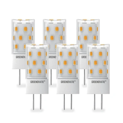 Afbeelding van G4 LED Lamp 5W Warm Wit Dimbaar 6 Pack