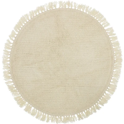 Afbeelding van Bloomingville Lenea Vloerkleed 110 Cm Gebroken Wit