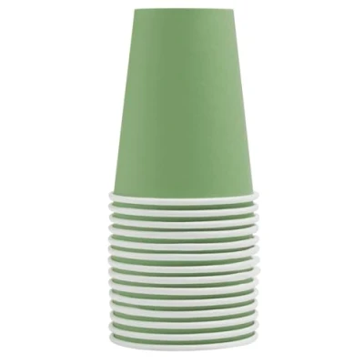 Afbeelding van Pro Nappe Ref. 89120i 15 bekers 20cl karton olijfgroen
