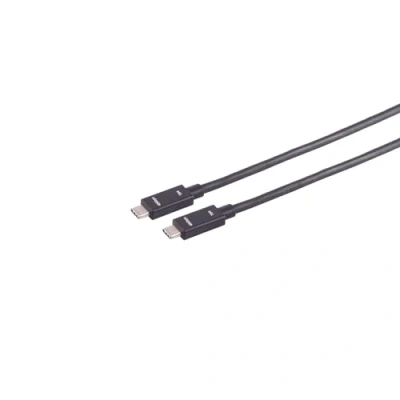 Afbeelding van UltraFlex USB C naar kabel USB4 (tot 40 Gbit/s) PD tot 100W video 8K 60Hz / zwart 1,5 meter