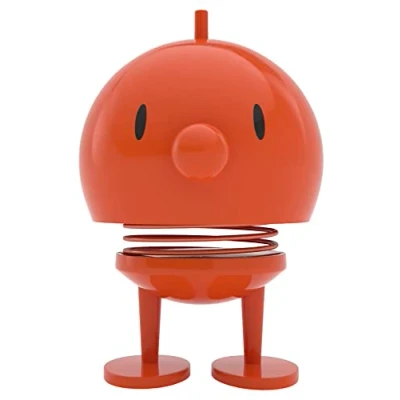 Afbeelding van Hoptimist Bumble Scandinavische decoratieve figuur voor woonkamer, kantoor, gadgets, leuke kleine geschenken, 7,5 x 8,5 10,7 cm, M, oranje