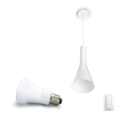 Image de Philips Hue Suspension Smart Explore + Interrupteur Blanc (8718696176191)