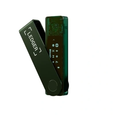 Image de Cryptowallet Ledger Nano X Vert Pastel