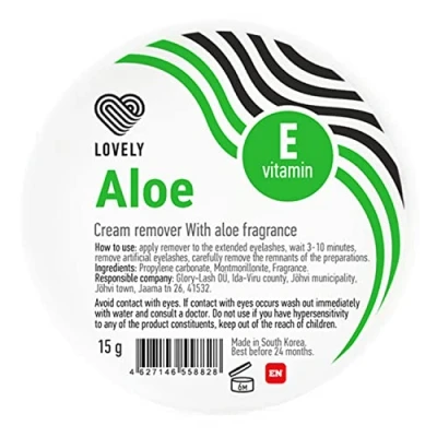 Afbeelding van LOVELY Lash Cream Remover Sensitive voor wimperextensions Geur: Geurloos Removercream en wimperlijm zachte, snelle zachte verwijdering
