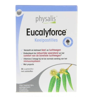 Afbeelding van 15% korting Physalis Eucalyforce 30 zuigtabletten