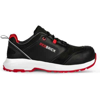 Afbeelding van Redbrick Pulse Overnose Laag S3 + KN ESD 32323 Zwart/Rood