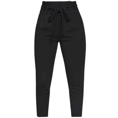 Afbeelding van Vero Moda Petite Vmeva Paperbag Broek, Dames, Maat: XSx28, Black