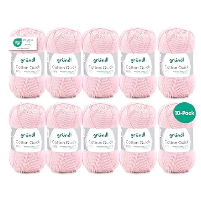 Afbeelding van 865 133 Cotton Quick Uni 10x50 gram lichtroze