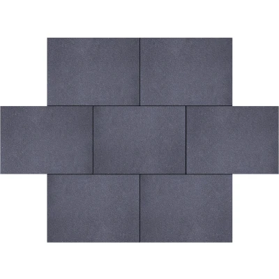 Afbeelding van Granulati 20x30x6cm nero basalto zwart