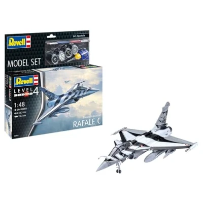 Afbeelding van 1:48 Revell 63901 Dassault Aviation Rafale C Model Set Plastic Modelbouwpakket