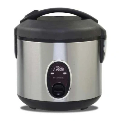 Afbeelding van Solis Rice &amp; Potato Cooker 8161 Aardappel en Rijstkoker RVS Zilver