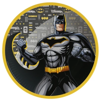 Afbeelding van Batman Borden 23 cm 8 stuks