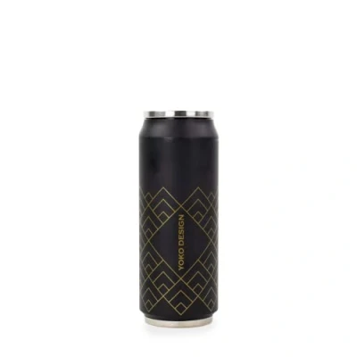 Afbeelding van Yoko Design ART Deco blikje zwart 500 ml