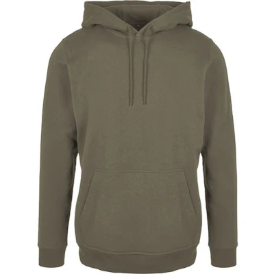 Afbeelding van Unisex Hoodie &#039;Basic&#039; met capuchon Olive M