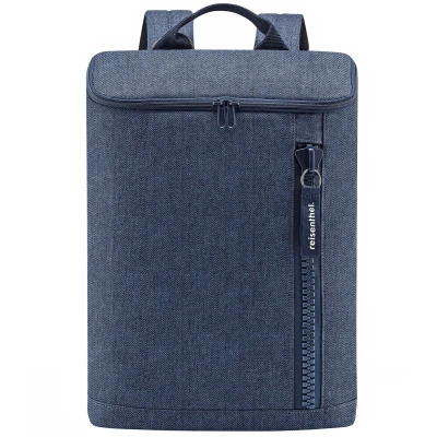 Afbeelding van Reisenthel Overnighter Laptopfach Rugzak, Maat: One Size, Herringbone dark blue