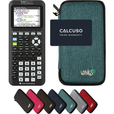 Afbeelding van CALCUSO Basispakket turkoois met Grafische Rekenmachine TI 84 Plus CE T Python Edition