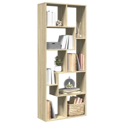 Afbeelding van vidaXL Kamerscherm / boekenkast 67x25x161,5 cm hout sonoma eikenkleur