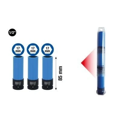 Afbeelding van KS TOOLS 515.0860 Kracht, dopsleutel 12,5 (1/2&quot;)mm (inch) Zeskant