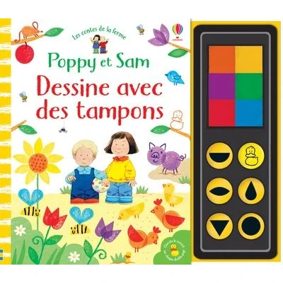 Image de Poppy et Sam Dessine avec des tampons