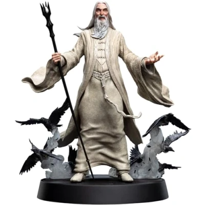 Afbeelding van Weta Workshop the Lord of Rings Figures Fandom PVC Statue Saruman White 26 cm Beeld/figuur Multicolours
