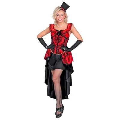 Afbeelding van Burlesque (jurk, handschoenen) (M)