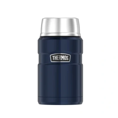 Image de Thermos Stainless King Récipient alimentaire isotherme en acier inoxydable, bleu nuit, 0,71 Liter