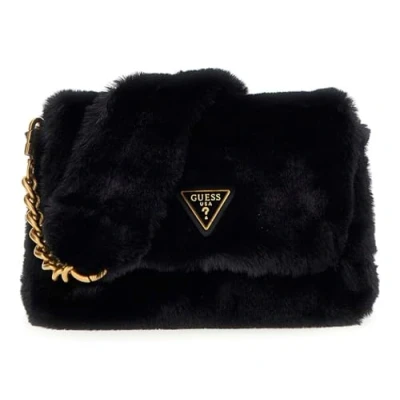 Afbeelding van Guess Samia Shoulder BAG Handtas, Dames, Maat: One Size, Black