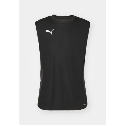 Afbeelding van Puma Teamgoal Sleeveless Top, Heren, Maat: XL, Black/white/flat dark gray