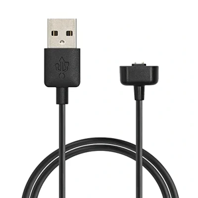 Afbeelding van kwmobile USB oplaadkabel geschikt voor Amazfit Band 7 kabel Laadkabel smartwatch in zwart