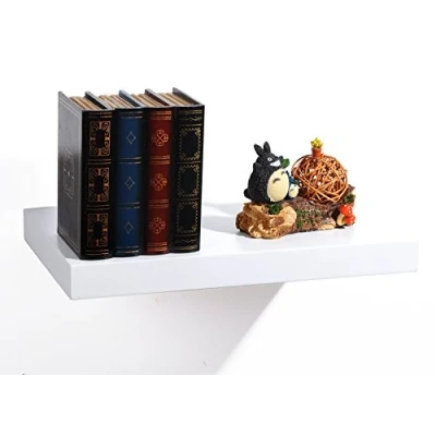 Afbeelding van EUGAD Wandrek van MDF, decoratief opbergrek, zwevend, 25 cm lang, Sonoma eiken