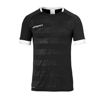 Afbeelding van Uhlsport Division 2.0 Shirt Korte Mouw Heren Zwart / Wit Maat: 2XL