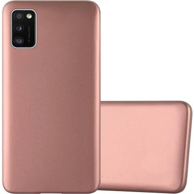 Afbeelding van Cadorabo Hoesje geschikt voor Samsung Galaxy A41 in METALLIC ROSE GOUD Beschermhoes gemaakt van flexibel TPU silicone Case Cover