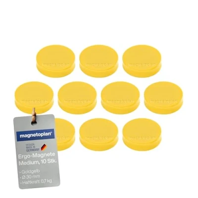 Image de magnetoplan Aimants Ergo &quot;moyen&quot; , jaune or