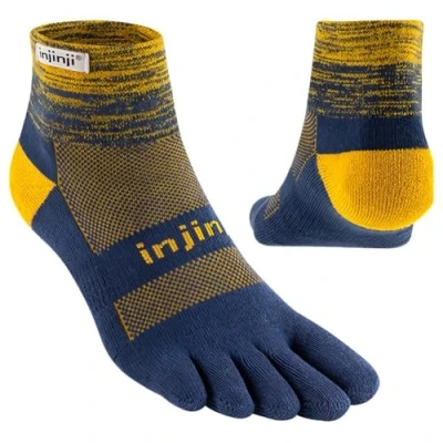 Afbeelding van Injinji Trail Midweight Mini Crew Blauw/Geel 44 47