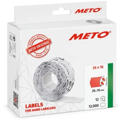 Afbeelding van Etiket BlueLine 2 liner: Fluor rood standaard