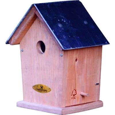Afbeelding van Wildbird Nestkast Mees Leien Dak 32mm Broeden 16x19.5x30 cm per stuk