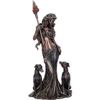 Afbeelding van Nemesis Now Mythologische figuur van de maan godin Hecate Brons 34 cm