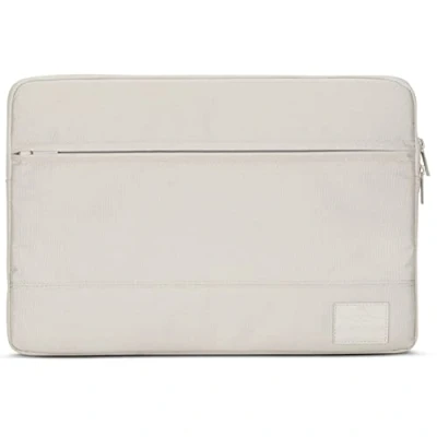 Afbeelding van Johnny Urban Jake 14 inch beschermhoes voor laptop en notebook beige laptoptas van gerecycled huisdier laptophoes