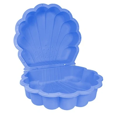 Afbeelding van Ondis24 Zandschelpen 2 delig kunststof met deksel (87 cm, blauw)