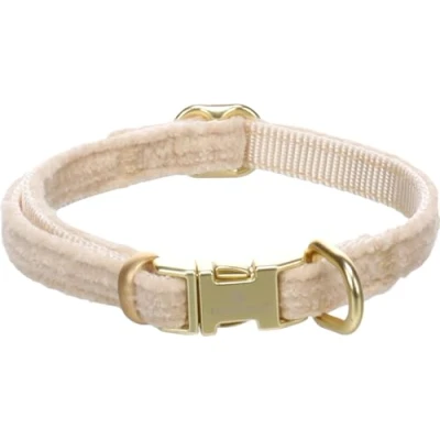 Afbeelding van Flamingo Hond Halsband Saba Beige Xs 20 35cm 10mm