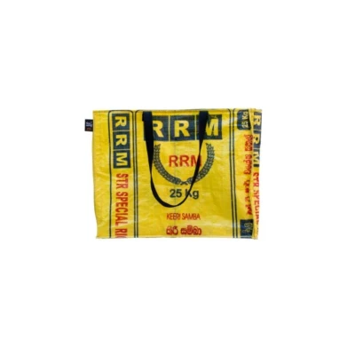 Afbeelding van Fairzone Opvangtas Recycling Afval Upcycled Rijstzak